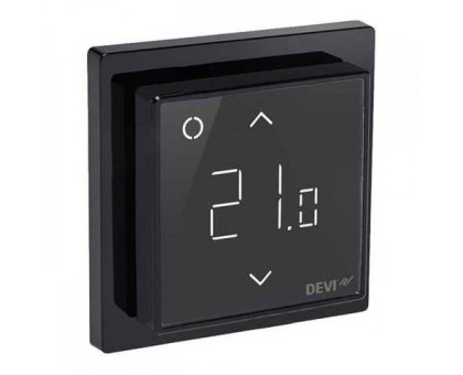 Терморегулятор Devireg Smart с Wi-Fi, черный, 140F1143 Devi Терморегулятор Devireg Smart с Wi-Fi, черный, 140F1143 Devi