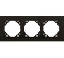 Рамка тройная ANIMATO  черный матовый 90930 TRR Рамка тройная ANIMATO  черный матовый 90930 TRR