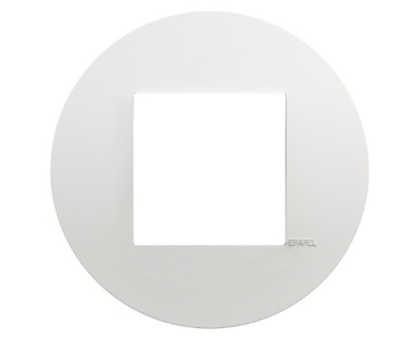 Рамка 1-местная круглая Белый матовый Efapel Quadro 45 43910 TBM - 45911 TBM