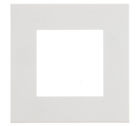 Рамка 1-местная квадратная Белый матовый Efapel Quadro 45 45910 TBM