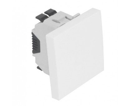 Выключатель 1-клавишный проходной 2 мод. Белый матовый 4607112 SBM Efapel Quadro 45