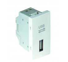 Розетка USB - 1-модульная белый матовый 45437 SBM Efapel Quadro 45