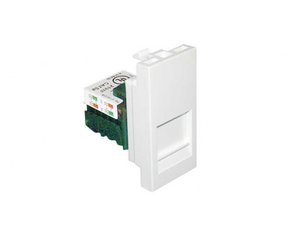Механизм компютерной розетки 1хRJ45 CAT.5E UTP CONNECT-1 мод. 4697112 SBM Белый Efapel Quadro 45 Механизм компютерной розетки 1хRJ45 CAT.5E UTP CONNECT-1 мод. 4697112 SBM Белый Efapel Quadro 45