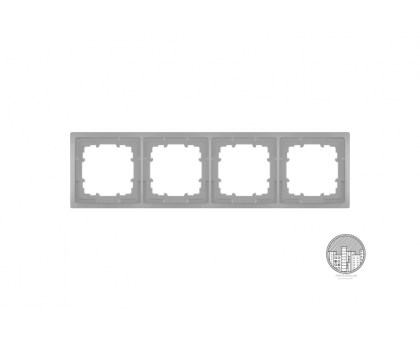 Рамка 4-я SIEMENS STYLE платина металик 5TG13241 Рамка 4-я SIEMENS STYLE платина металик 5TG13241