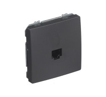 Розетка интернет RJ45 SIEMENS STYLE  антрацит коссо 22595AC01