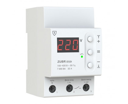Реле напряжения ZUBR D32t Реле напряжения ZUBR D32t