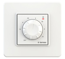 Терморегулятор для теплого пола Terneo rtp с рамкой, белый
